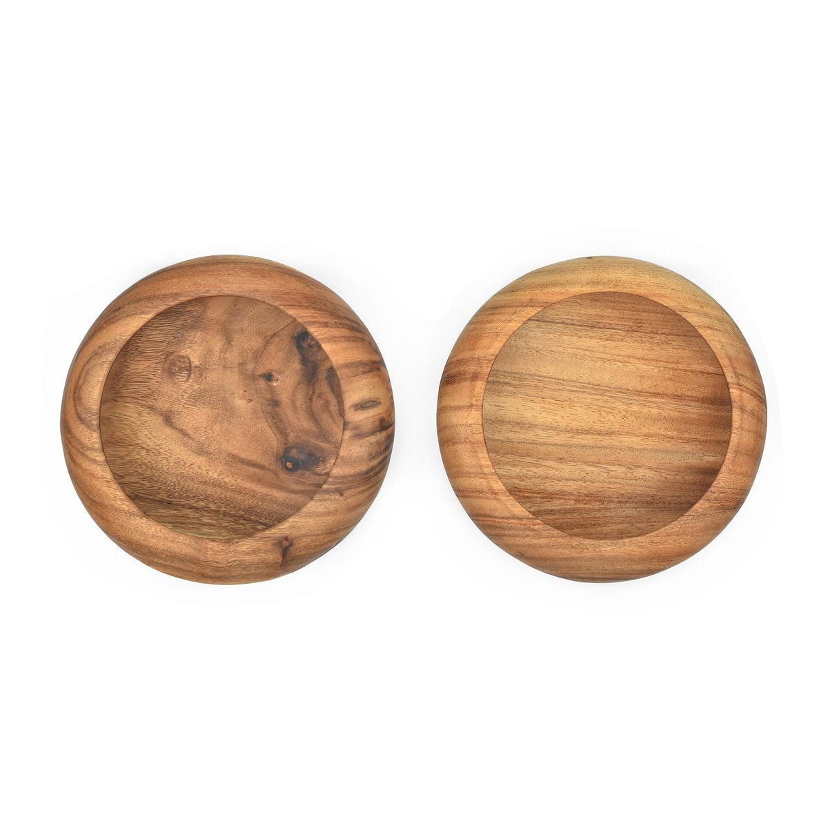 Teakholz Schale 25 cm – Natürlich, Vielseitig & Stilvoll